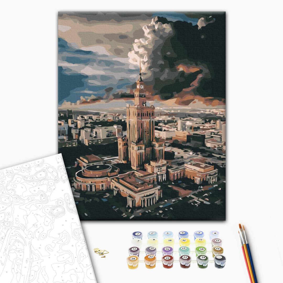 Warsaw Mermaid Landmark Paint by Numbers Kit