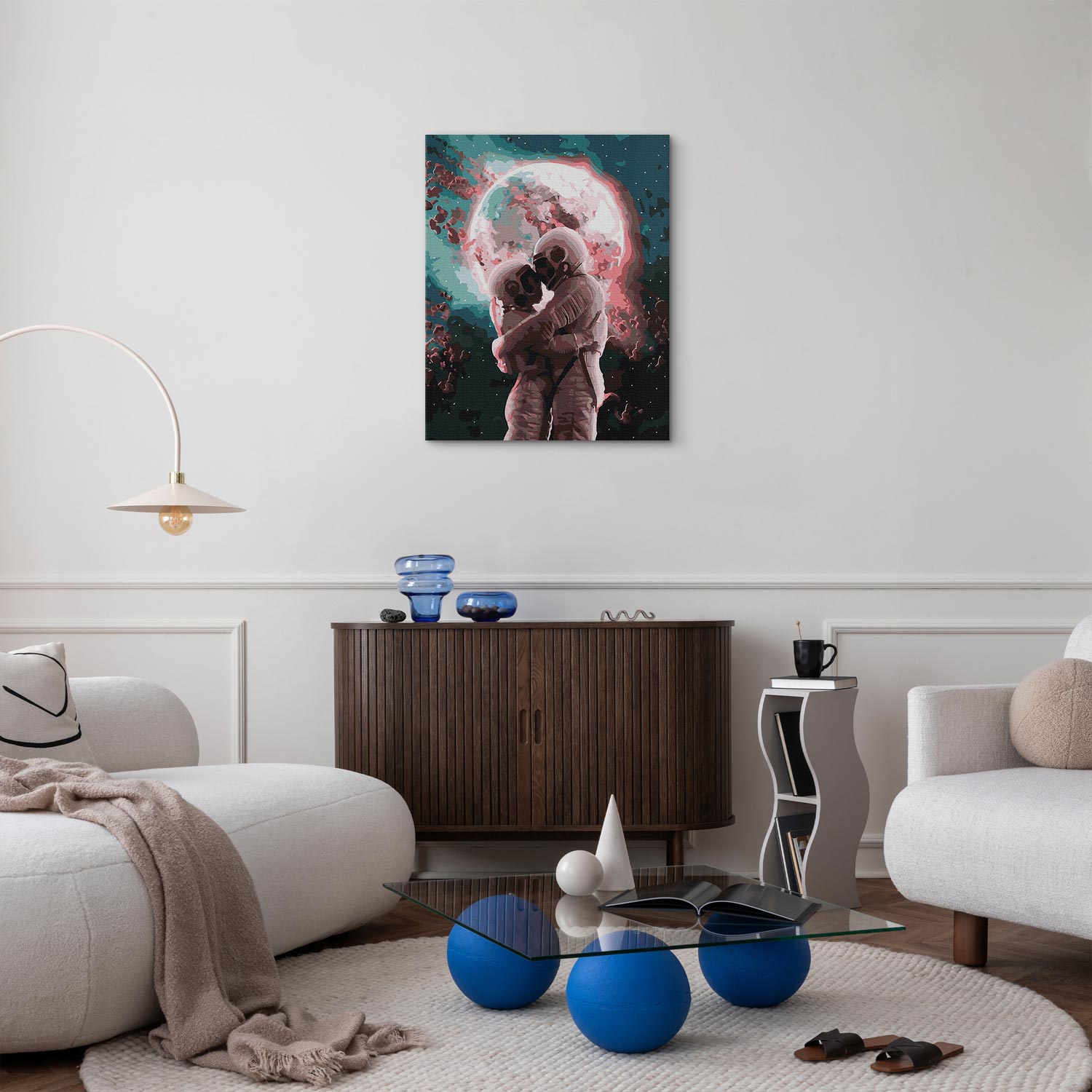 Moon Love People Paint by Numbers Kit