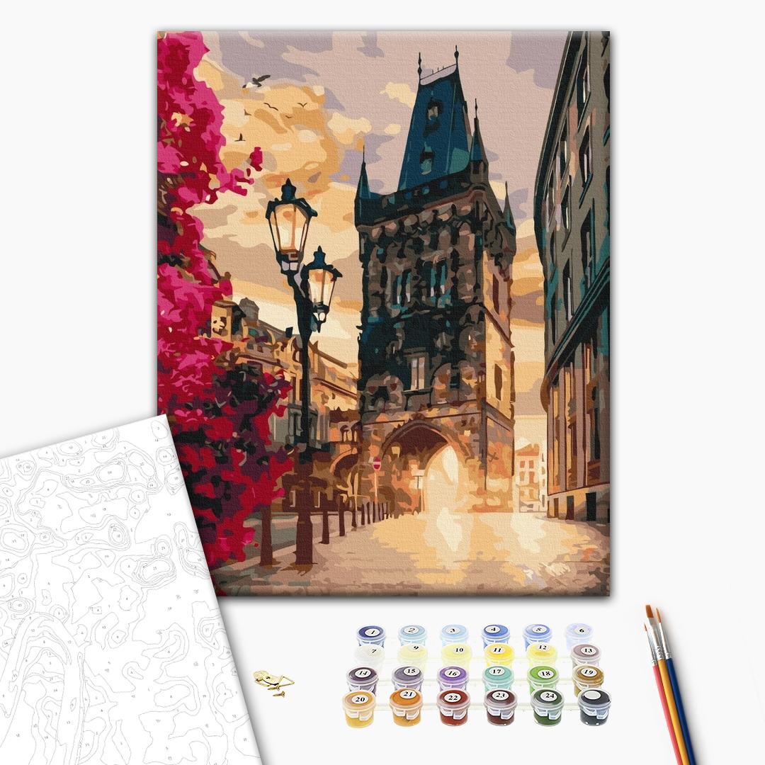 Prague Cityscape Paint by Numbers Kit