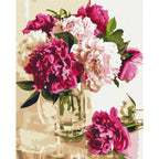 Peony Floral Composition Paint by Numbers Kit