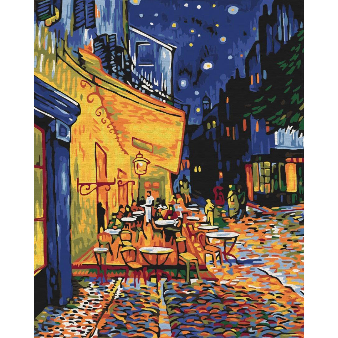Van Gogh Cafe Terrace at Night Paint by Numbers Kit