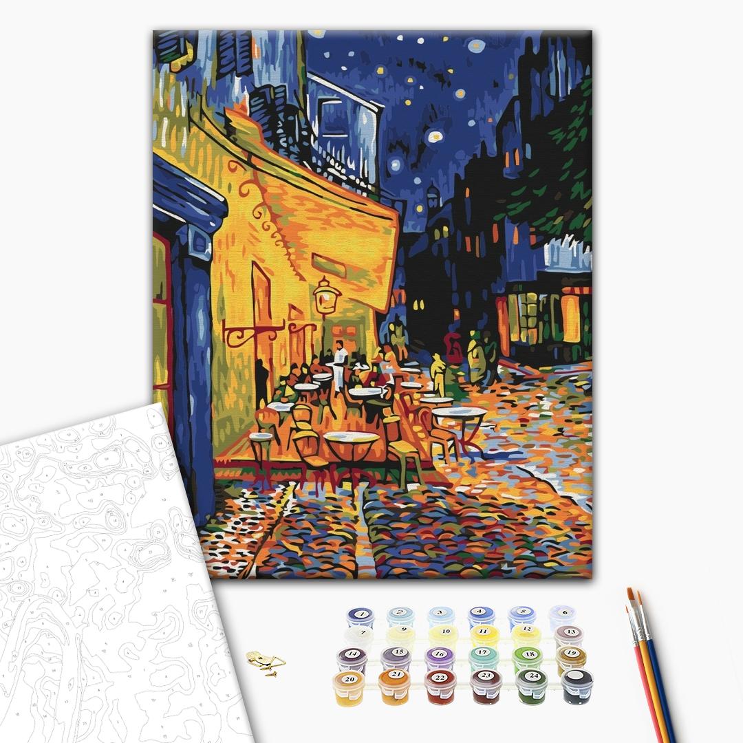 Van Gogh Cafe Terrace at Night Paint by Numbers Kit