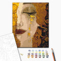 Gustav Klimt Golden Tears Paint by Numbers Kit
