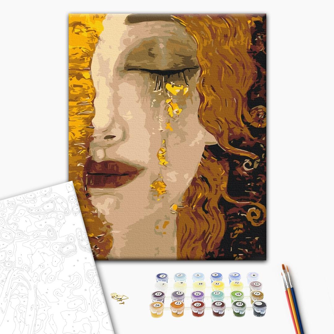 Gustav Klimt Golden Tears Paint by Numbers Kit