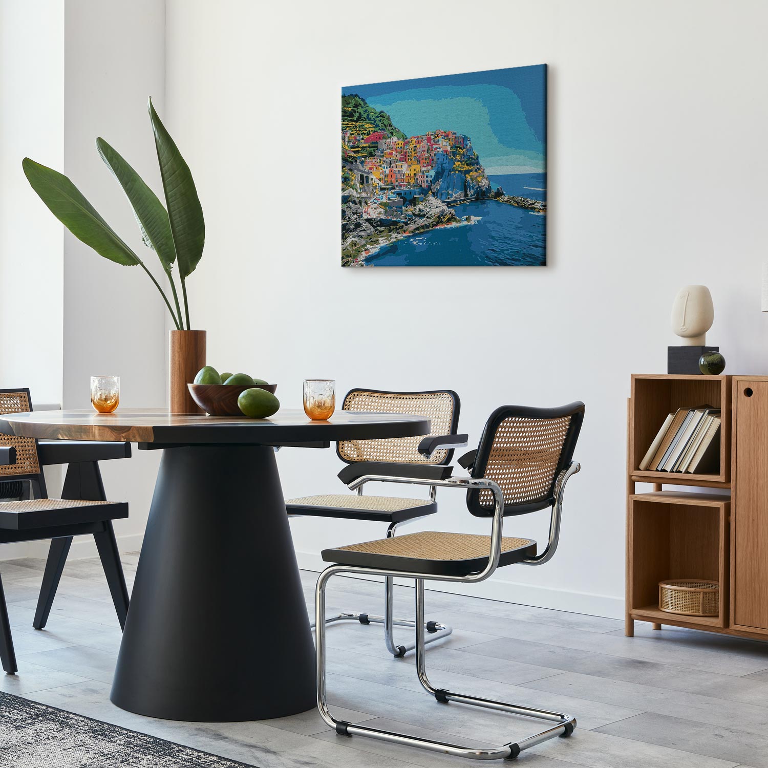 Colourful Italian Town Paint by Numbers Kit