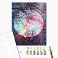 Magical Moon Landscape Paint by Numbers Kit