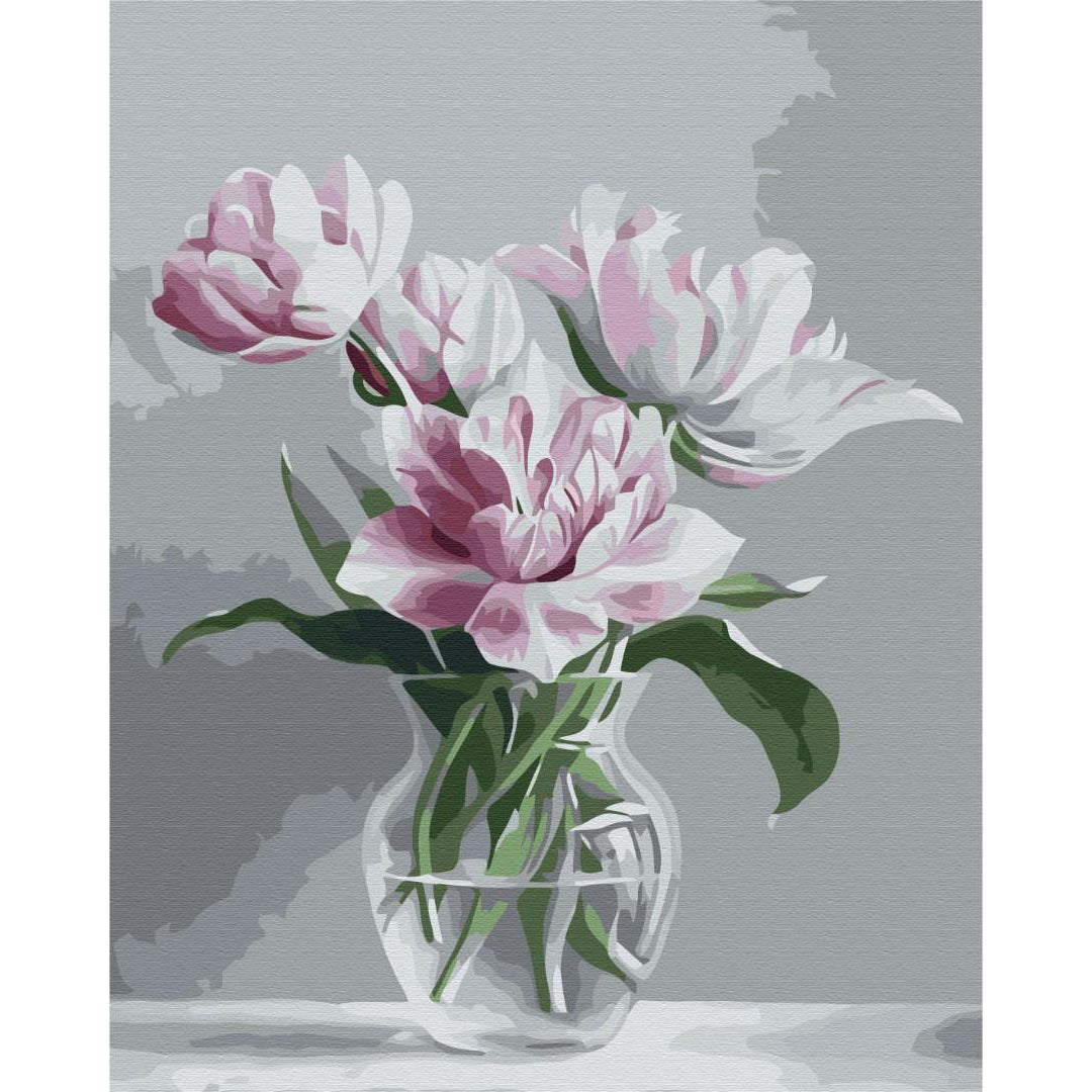 Tender Floral Paint by Numbers Kit