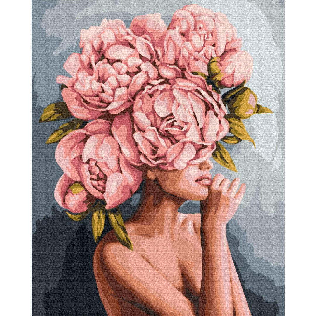 Queen of Peonies Floral Paint by Numbers Kit