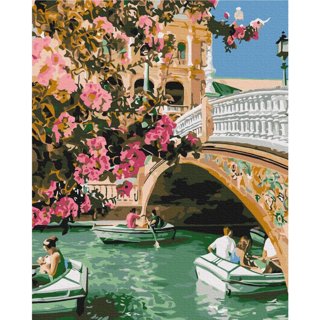 Springtime Venice City Paint by Numbers