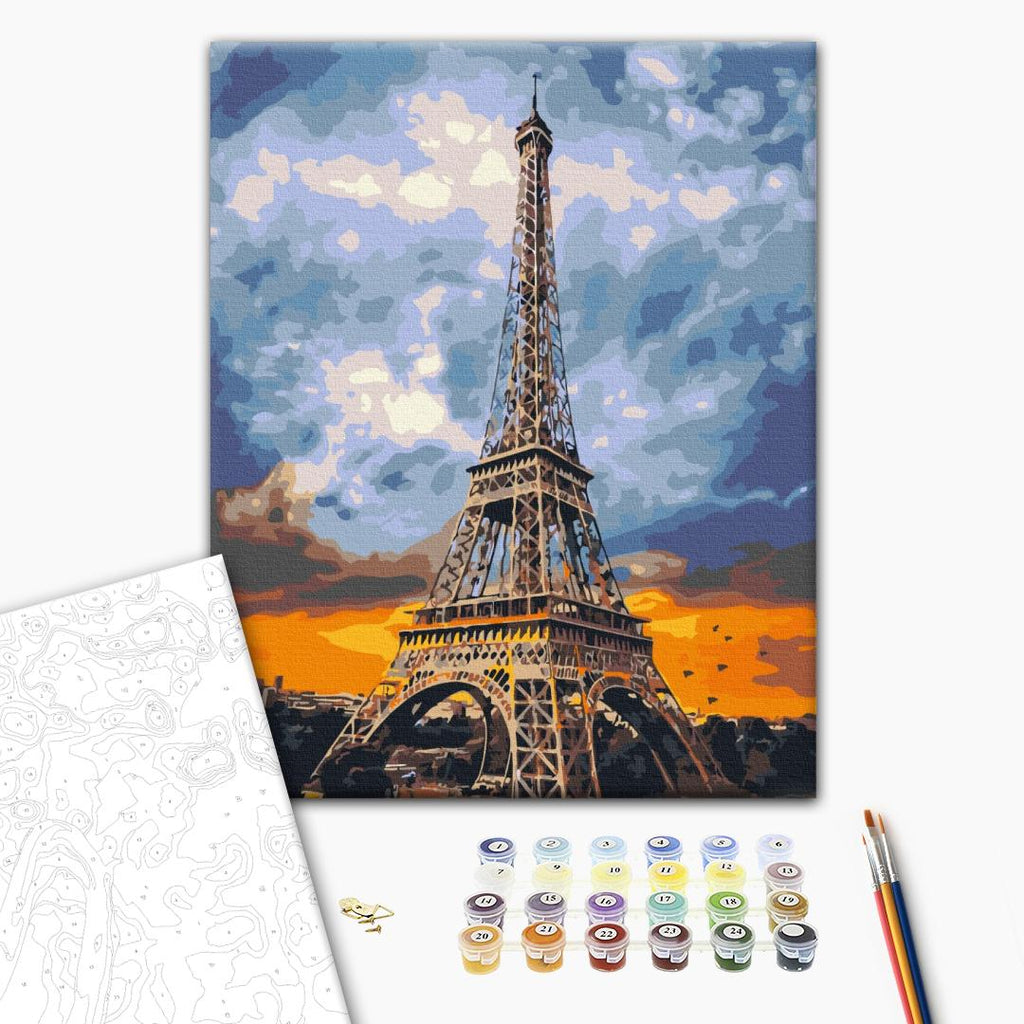 Eiffel Tower Paris Paint by Numbers Kit