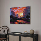 Sunset Mountain Landscape Paint by Numbers Kit