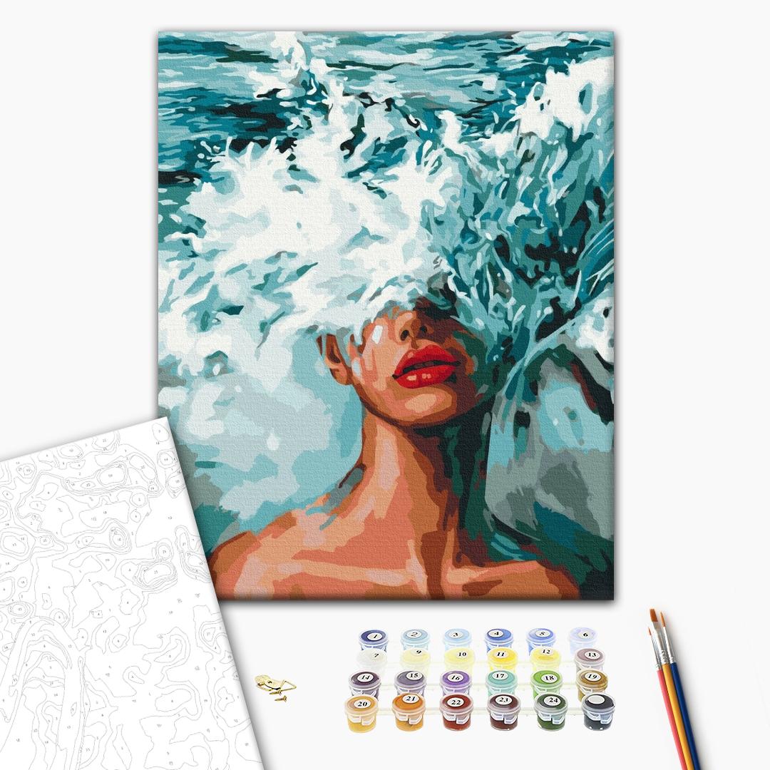 Ocean Queen Woman Paint by Numbers Kit