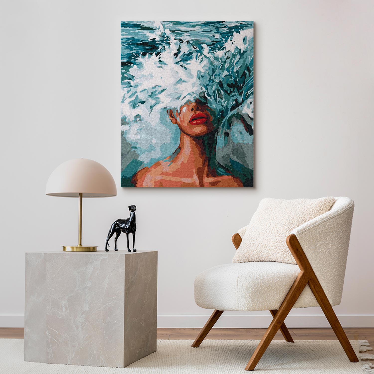 Ocean Queen Woman Paint by Numbers Kit