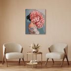 Peony Bouquet Portrait Floral Paint by Numbers Kit