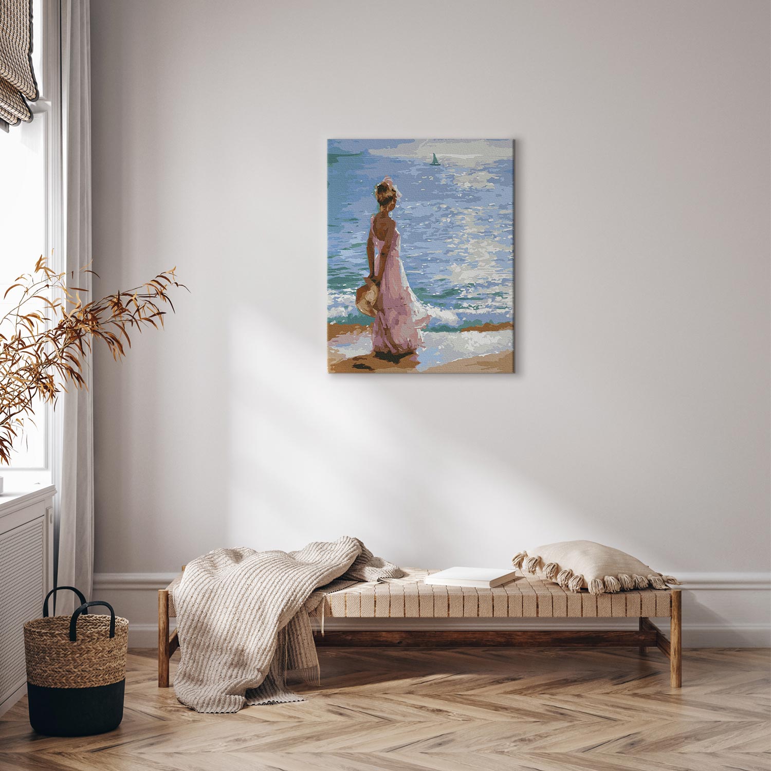 Woman Gazing at the Sea Paint by Numbers