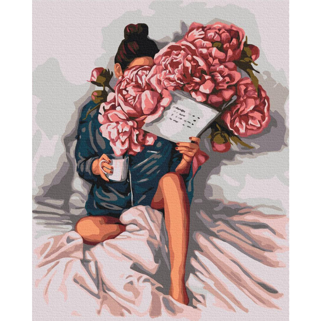 Peony Stories Floral Paint by Numbers Kit