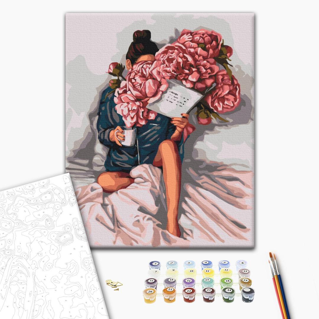 Peony Stories Floral Paint by Numbers Kit