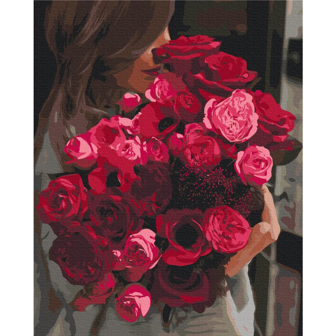 Bouquet of Apologies Floral Paint by Numbers Kit