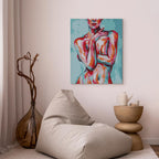 Nude Female Figure Contemporary Paint by Numbers Kit
