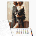 Spice Woman Portrait Paint by Numbers Kit