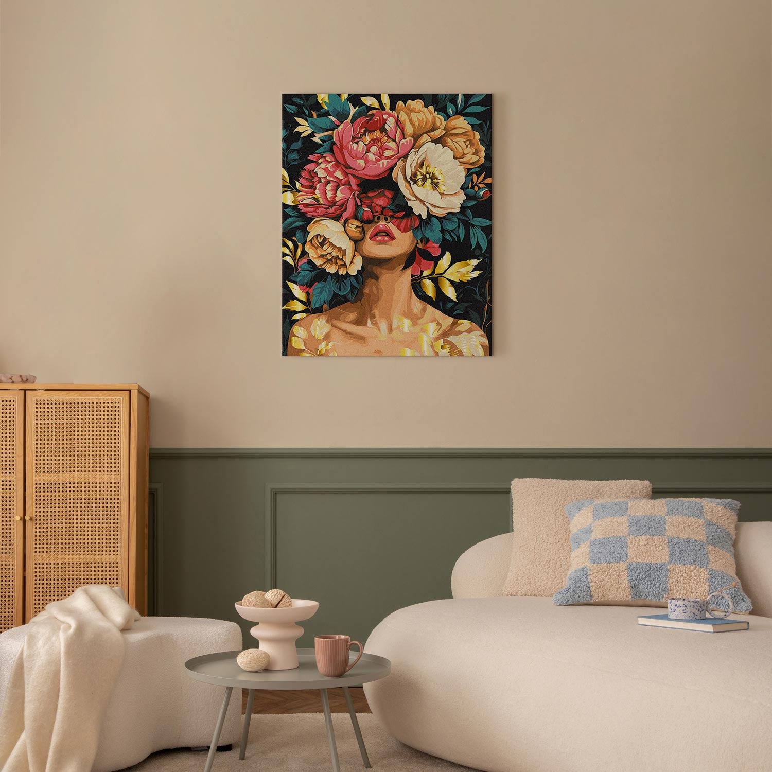 Magic Petals Floral Paint by Numbers Kit