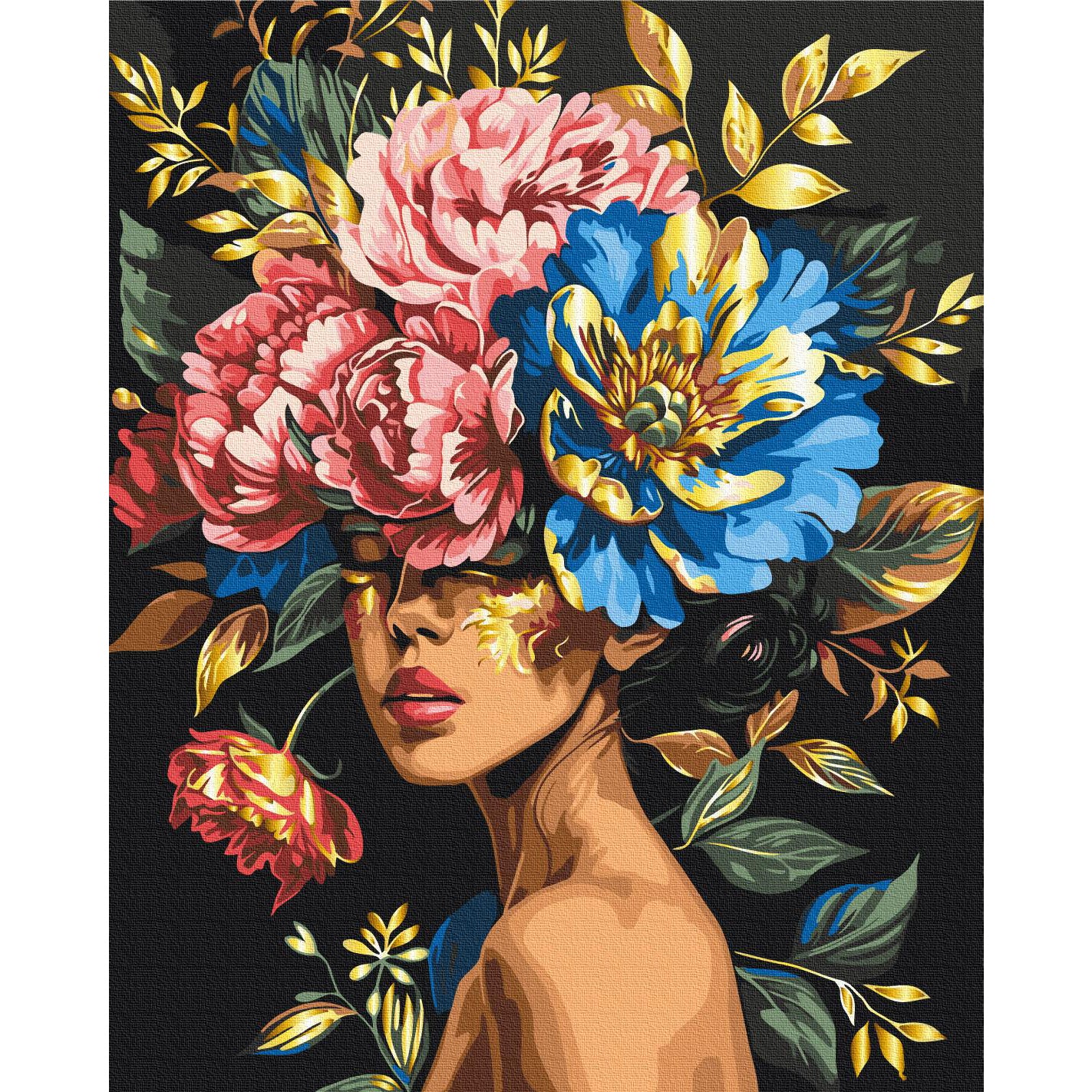 Floral Harmony Paint by Numbers Kit