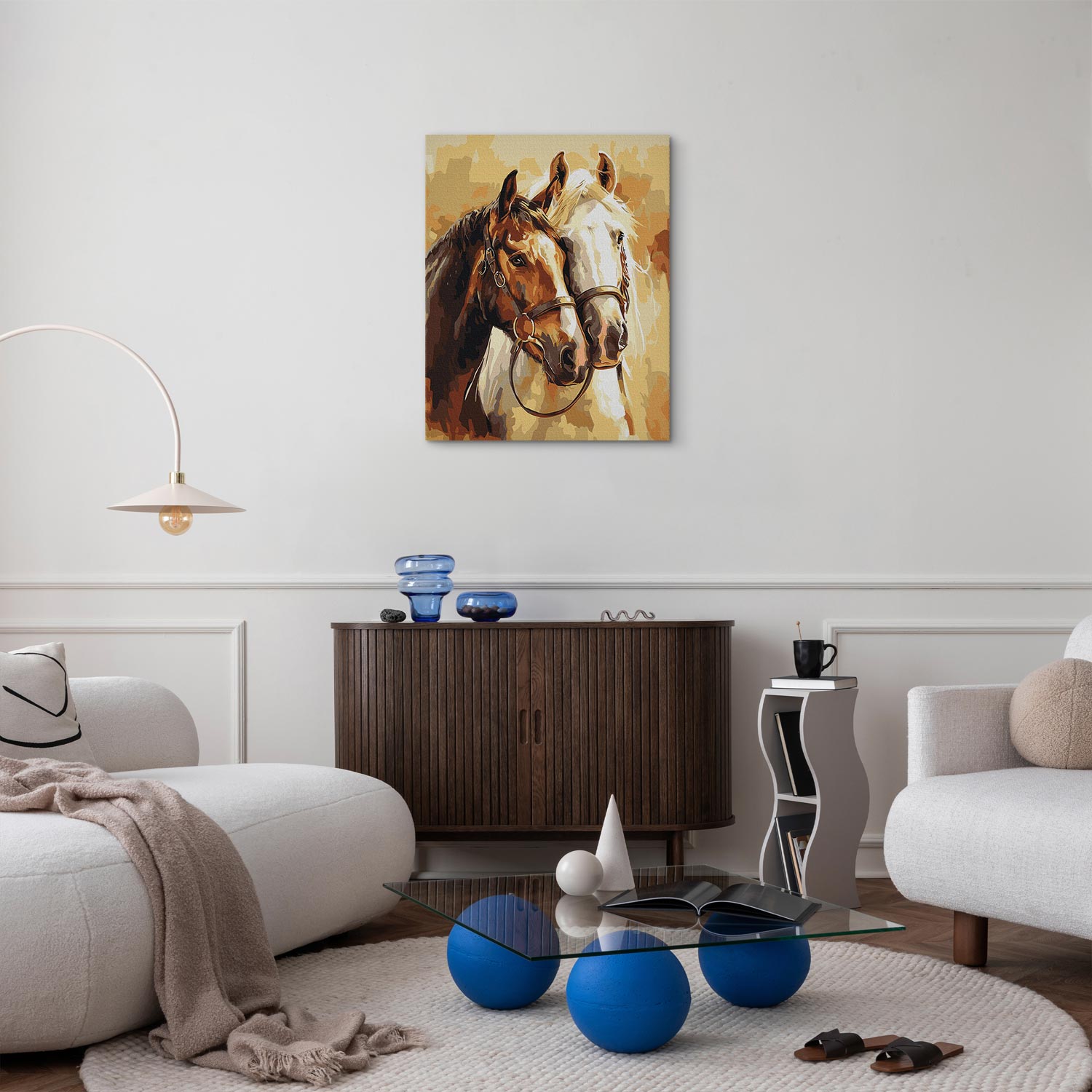 Noble Horses Animals Paint by Numbers Kit