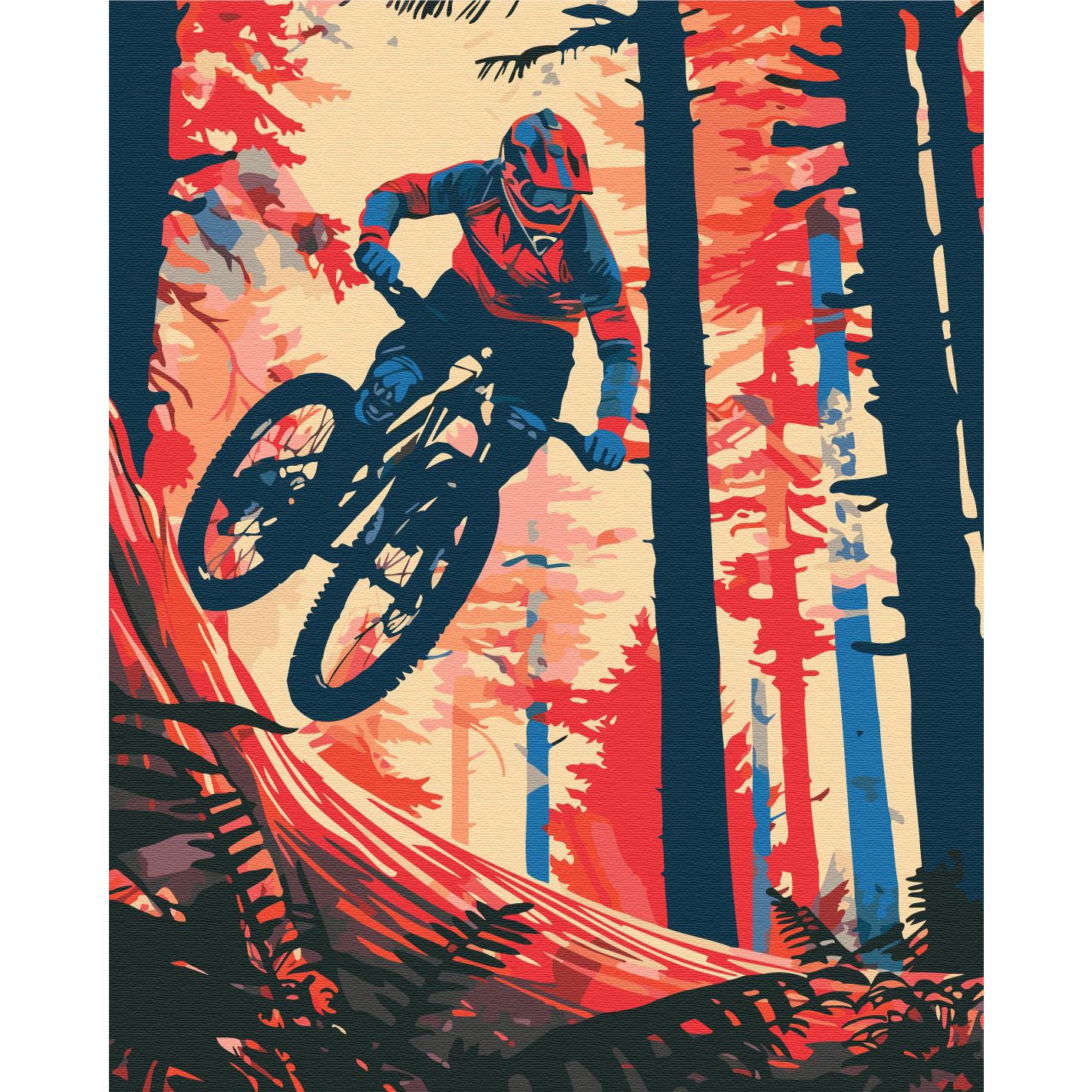 Adrenaline Rush Sports People Paint by Numbers Kit