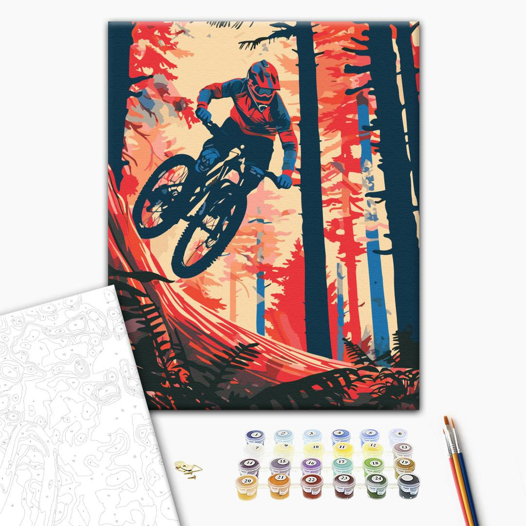 Adrenaline Rush Sports People Paint by Numbers Kit