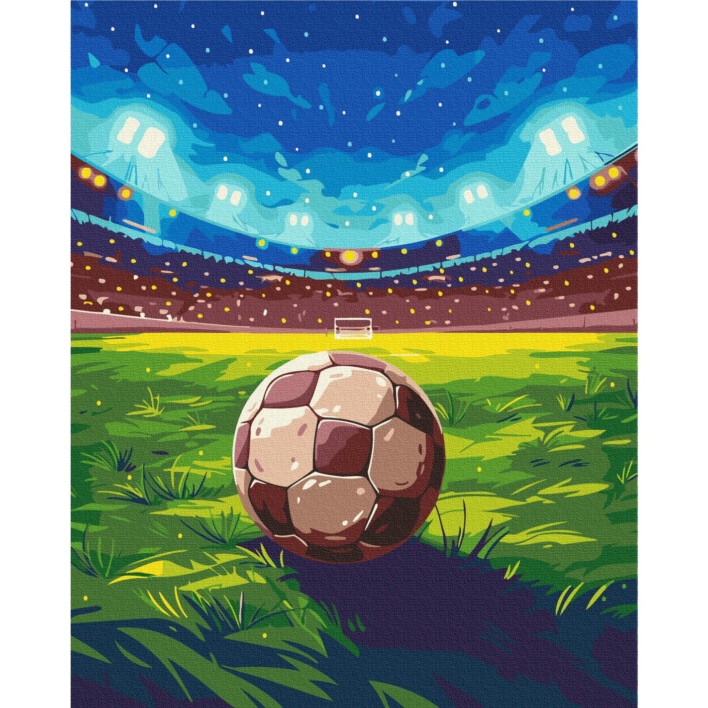 Football Players Sports Paint by Numbers