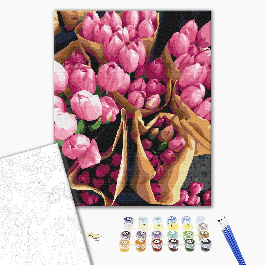 Holland Flower Bouquet Paint by Numbers Kit