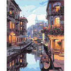 Venetian Canals Landscape Paint by Numbers Kit