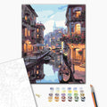Venetian Canals Landscape Paint by Numbers Kit