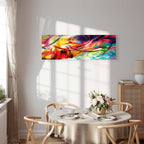 Rainbow Abstract Multicolor Canvas Print