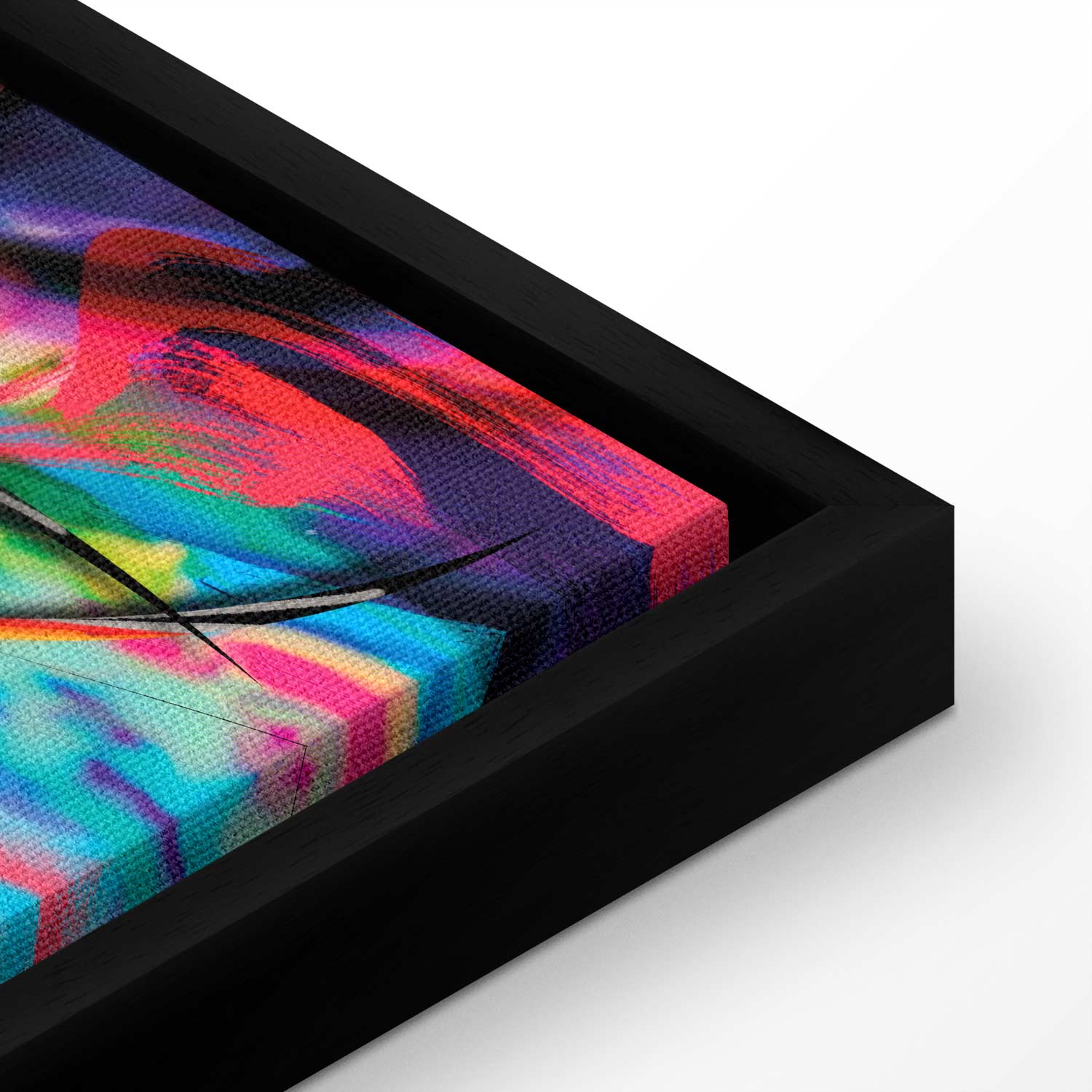 Rainbow Abstract Multicolor Canvas Print