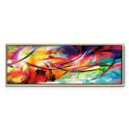 Rainbow Abstract Multicolor Canvas Print