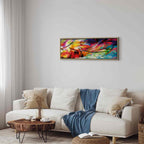 Rainbow Abstract Multicolor Canvas Print