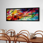 Rainbow Abstract Multicolor Canvas Print