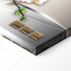 Abstract Ocean Wave Orchid Modern Canvas Print