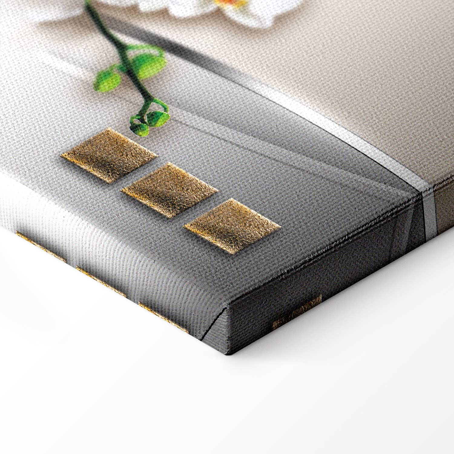 Abstract Ocean Wave Orchid Modern Canvas Print