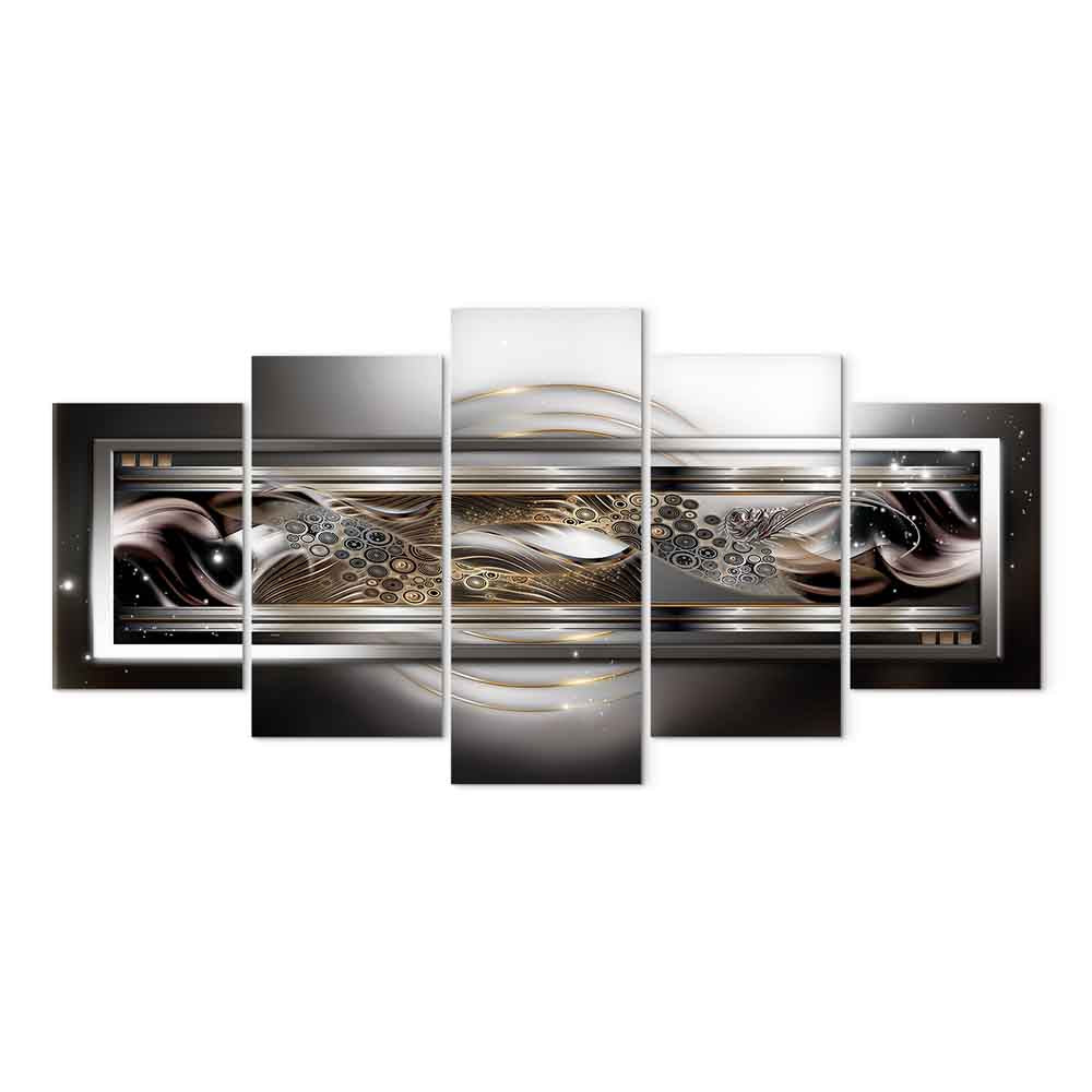Abstract Planetary Waves Canvas Print