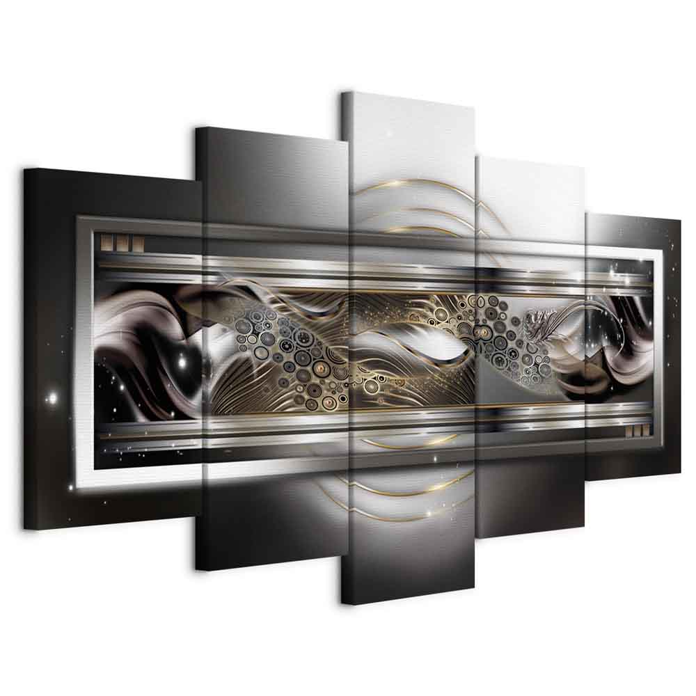 Abstract Planetary Waves Canvas Print