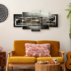 Abstract Planetary Waves Canvas Print