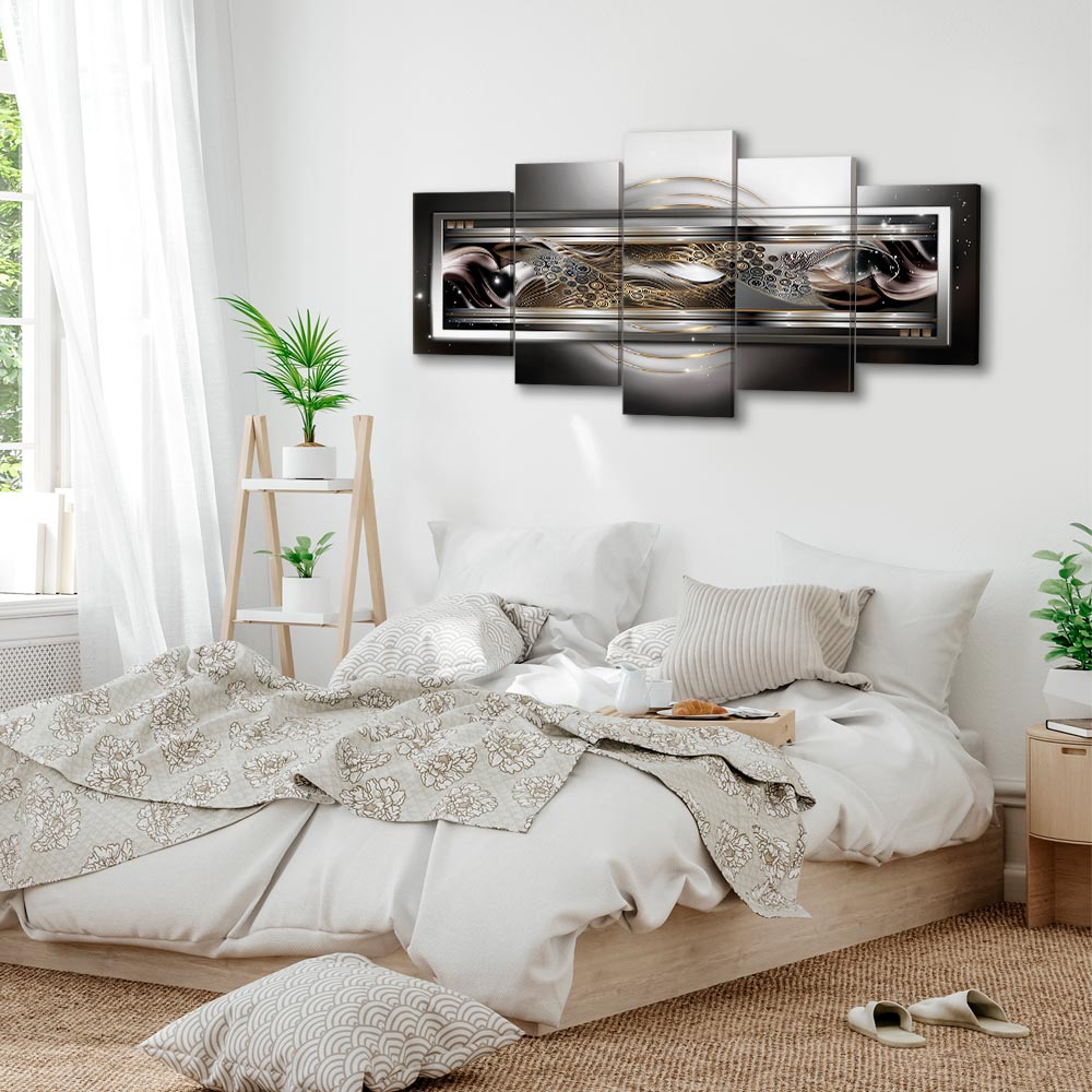 Abstract Planetary Waves Canvas Print