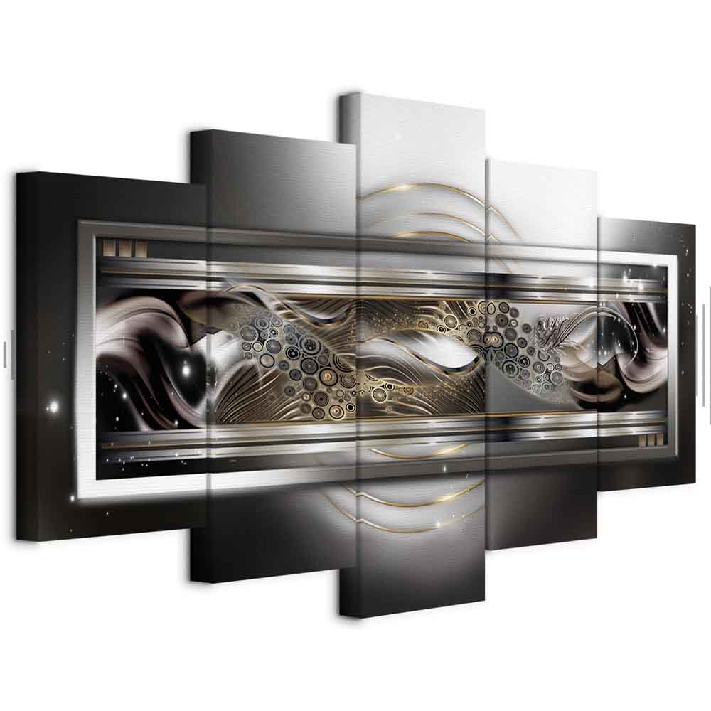 Abstract Planetary Waves Canvas Print