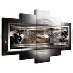 Abstract Planetary Waves Canvas Print