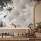 Abstract Lily Floral Wall Mural