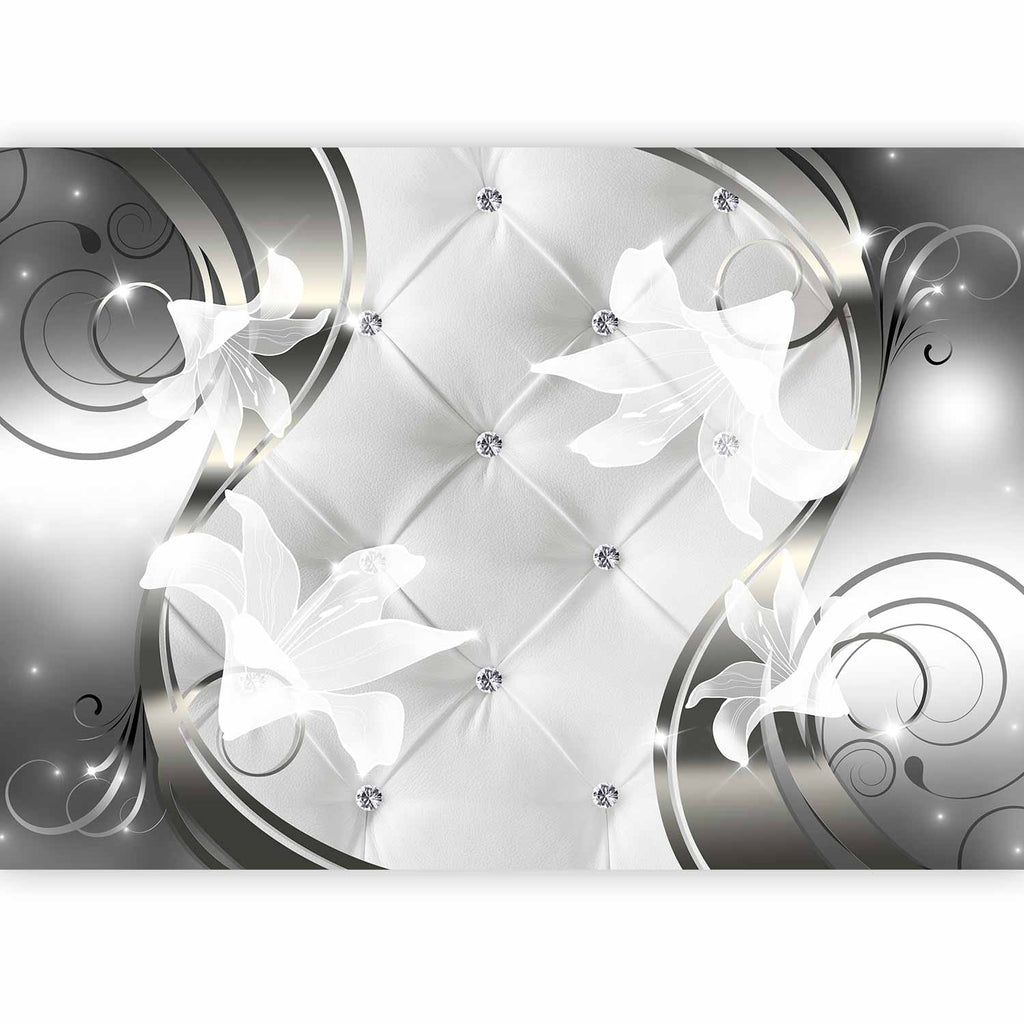 Abstract Lily Floral Wall Mural