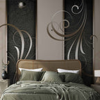 Romantic Baroque Ornament Pattern Wall Mural