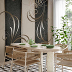 Romantic Baroque Ornament Pattern Wall Mural